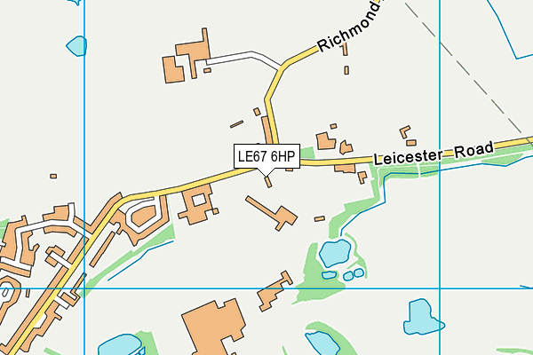 Map of REARSBY MANAGEMENT LTD at district scale