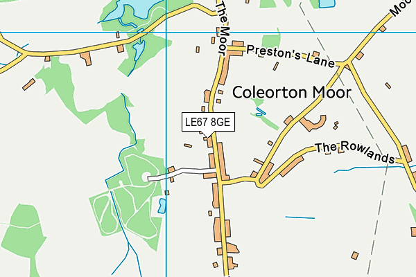 Map of CORAL BOWDEN LIMITED at district scale