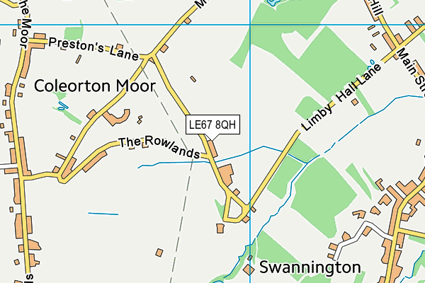 Map of REMPSTONE WHITE LION LIMITED at district scale