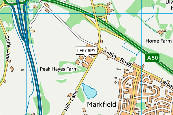 Map of COFFIX UK LTD at district scale