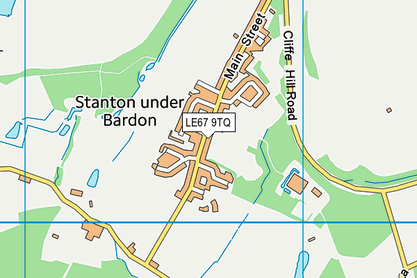 Stanton Under Bardon Community Primary School map (LE67 9TQ) - OS VectorMap District (Ordnance Survey)