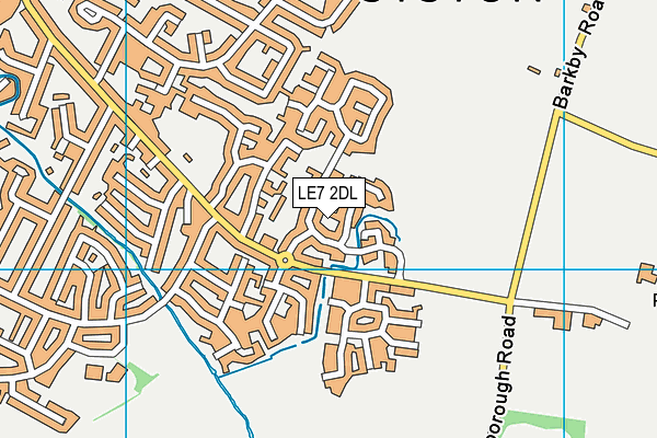 Map of LEICESTER USED FISHING TACKLE LTD at district scale
