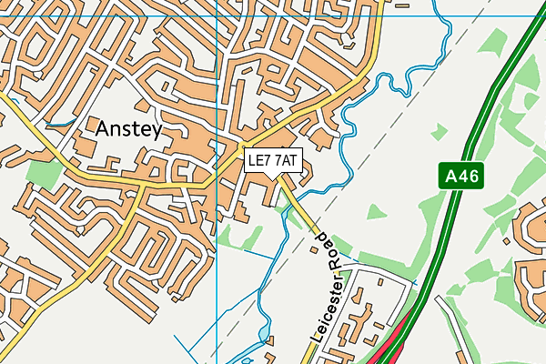 Map of GORSE HILL MANAGEMENT COMPANY (ANSTEY) LIMITED at district scale