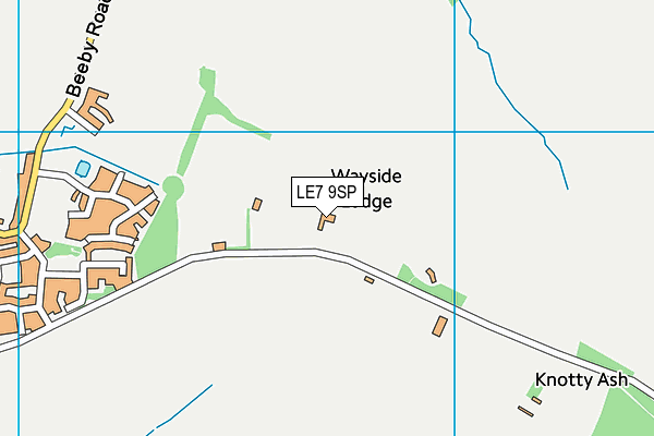 Aylestone St James Rfc map (LE7 9SP) - OS VectorMap District (Ordnance Survey)