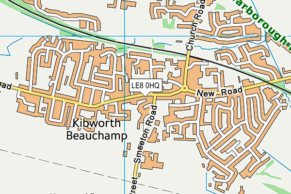 LE8 0HQ map - OS VectorMap District (Ordnance Survey)