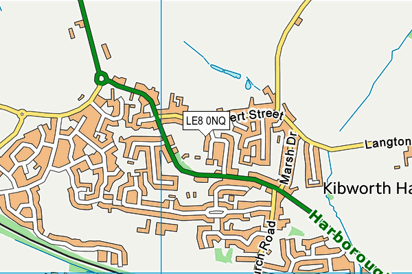 LE8 0NQ map - OS VectorMap District (Ordnance Survey)