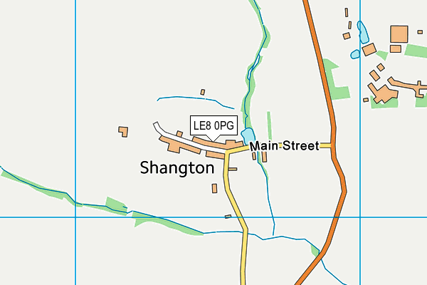 LE8 0PG map - OS VectorMap District (Ordnance Survey)