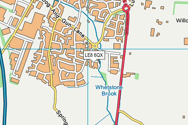 Map of SOUTH WIGSTON CYCLE CENTRE LIMITED at district scale