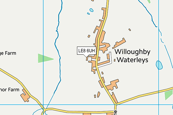LE8 6UH map - OS VectorMap District (Ordnance Survey)