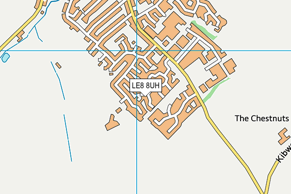 LE8 8UH map - OS VectorMap District (Ordnance Survey)