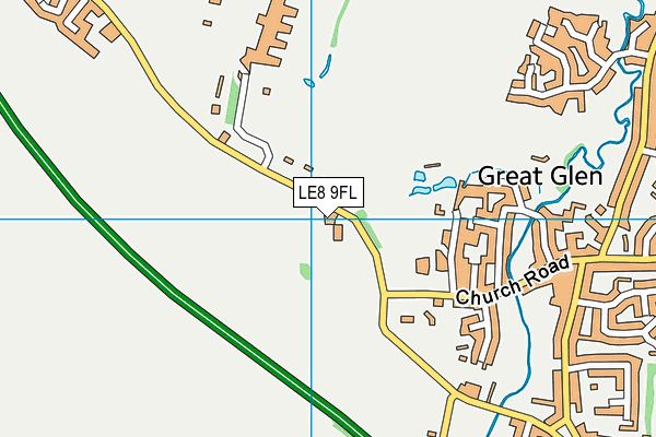 Leicester Grammar School Trust map (LE8 9FL) - OS VectorMap District (Ordnance Survey)