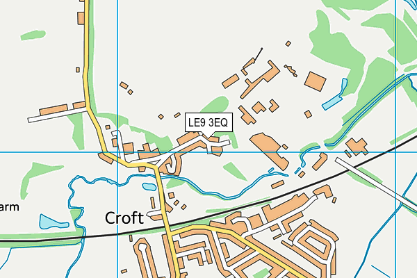 LE9 3EQ map - OS VectorMap District (Ordnance Survey)