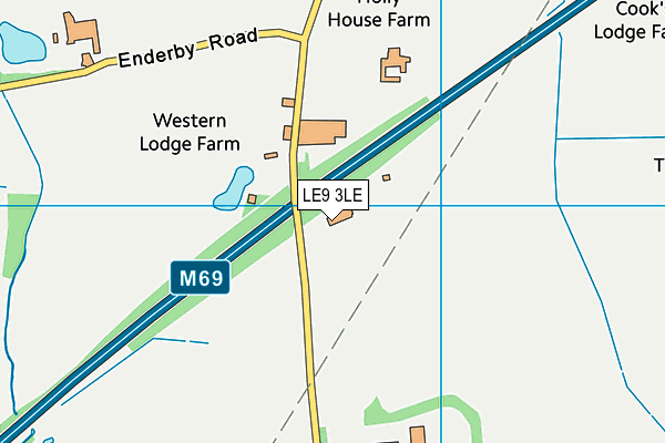 Map of LEICESTER ANIMAL AID LIMITED at district scale