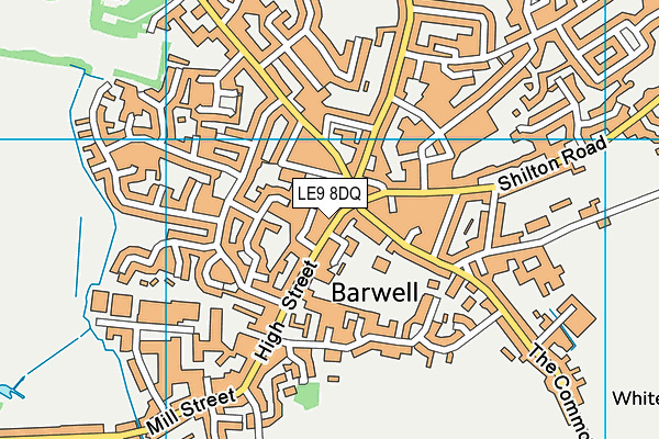 Map of BAYTREE BARWELL LTD at district scale