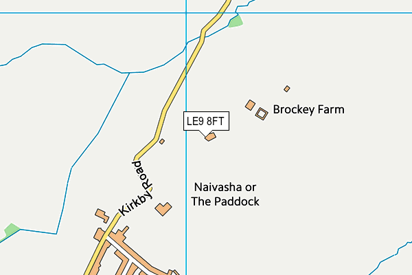 Meadow View Farm School map (LE9 8FT) - OS VectorMap District (Ordnance Survey)