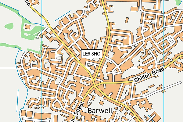 Barwell Infant School map (LE9 8HG) - OS VectorMap District (Ordnance Survey)