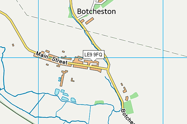 LE9 9FQ map - OS VectorMap District (Ordnance Survey)