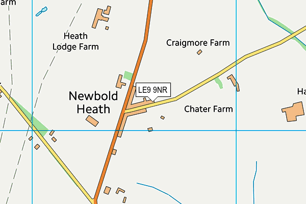 Map of THE WINDMILL INN AND BRASCOTE RESTAURANT LIMITED at district scale