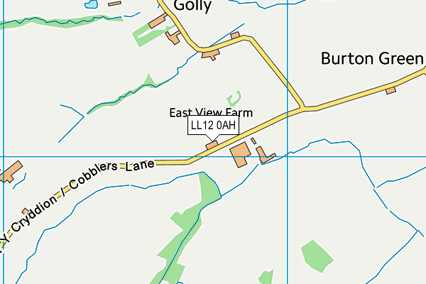 LL12 0AH map - OS VectorMap District (Ordnance Survey)