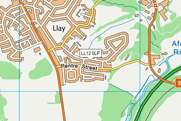 LL12 0LP map - OS VectorMap District (Ordnance Survey)