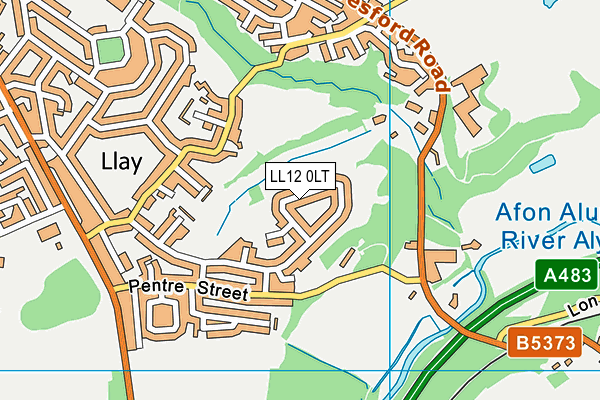 LL12 0LT map - OS VectorMap District (Ordnance Survey)