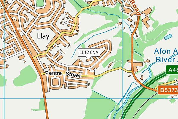 LL12 0NA map - OS VectorMap District (Ordnance Survey)