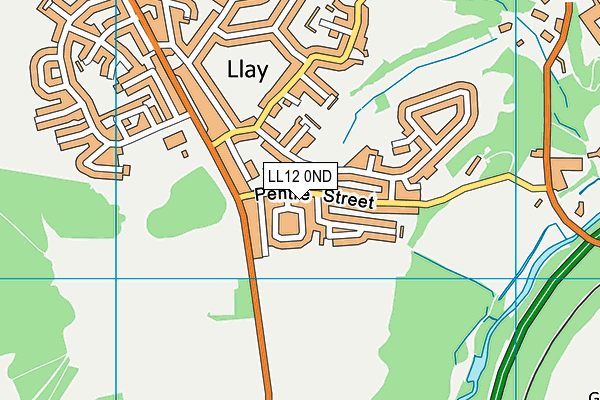 LL12 0ND map - OS VectorMap District (Ordnance Survey)