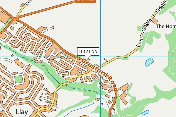 LL12 0NN map - OS VectorMap District (Ordnance Survey)