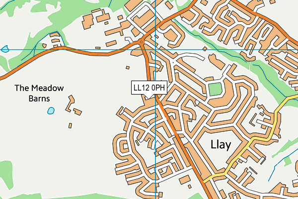 LL12 0PH map - OS VectorMap District (Ordnance Survey)