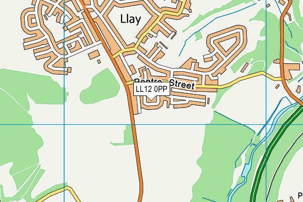 LL12 0PP map - OS VectorMap District (Ordnance Survey)