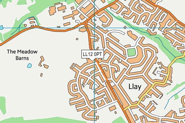 LL12 0PT map - OS VectorMap District (Ordnance Survey)