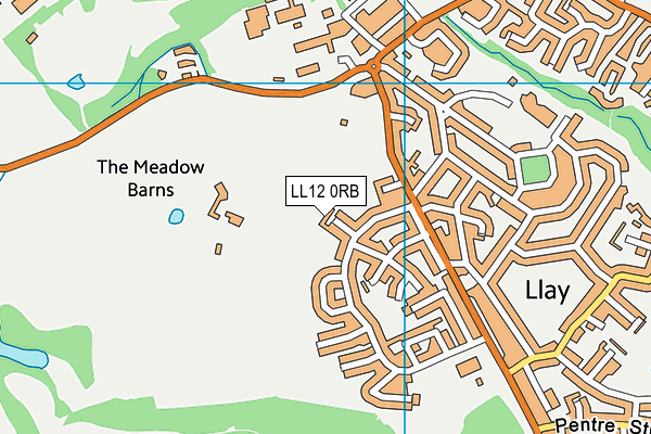 LL12 0RB map - OS VectorMap District (Ordnance Survey)