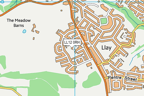 LL12 0RH map - OS VectorMap District (Ordnance Survey)