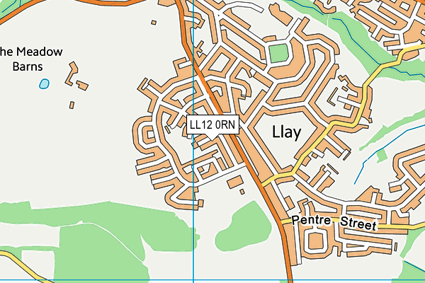 LL12 0RN map - OS VectorMap District (Ordnance Survey)