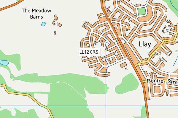 LL12 0RS map - OS VectorMap District (Ordnance Survey)