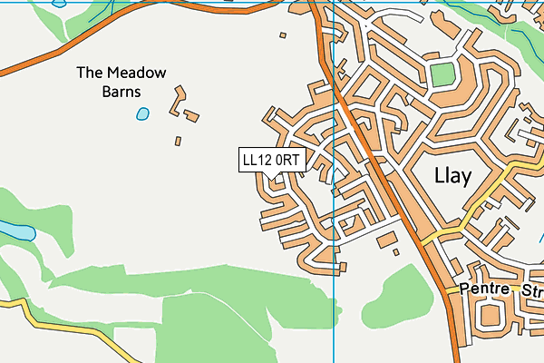 LL12 0RT map - OS VectorMap District (Ordnance Survey)