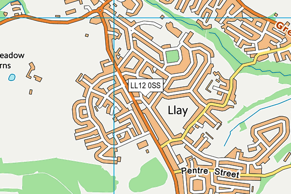 LL12 0SS map - OS VectorMap District (Ordnance Survey)