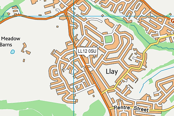 LL12 0SU map - OS VectorMap District (Ordnance Survey)