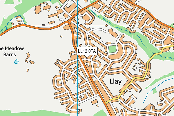 LL12 0TA map - OS VectorMap District (Ordnance Survey)