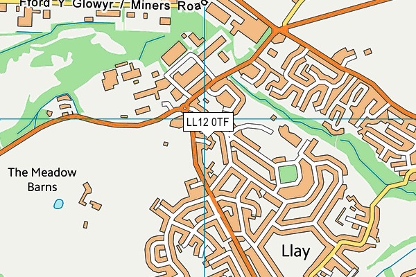 LL12 0TF map - OS VectorMap District (Ordnance Survey)
