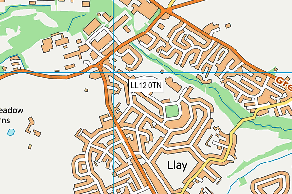 LL12 0TN map - OS VectorMap District (Ordnance Survey)