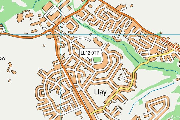 LL12 0TP map - OS VectorMap District (Ordnance Survey)