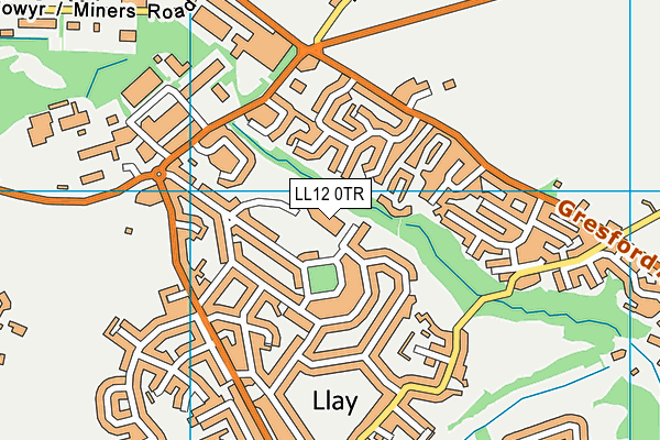 Park Community Primary School map (LL12 0TR) - OS VectorMap District (Ordnance Survey)