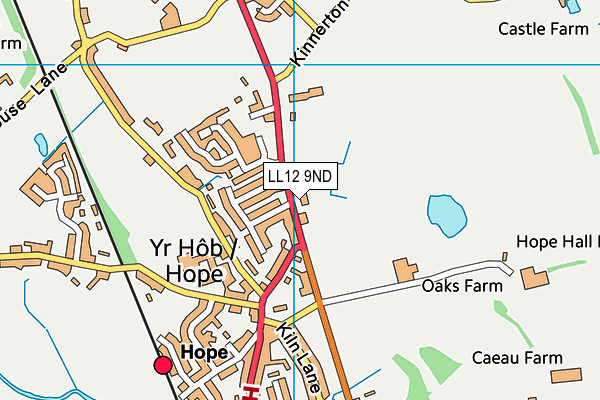 LL12 9ND map - OS VectorMap District (Ordnance Survey)
