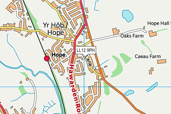 LL12 9PH map - OS VectorMap District (Ordnance Survey)