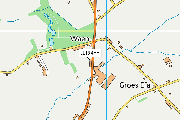 LL16 4HH map - OS VectorMap District (Ordnance Survey)
