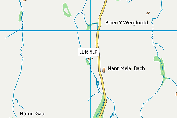 LL16 5LP map - OS VectorMap District (Ordnance Survey)