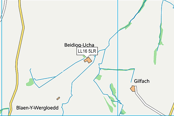 LL16 5LR map - OS VectorMap District (Ordnance Survey)