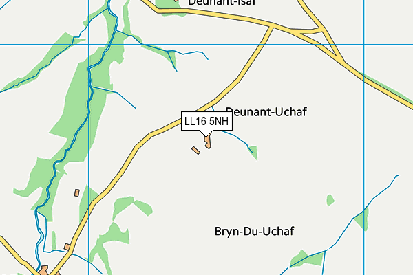 LL16 5NH map - OS VectorMap District (Ordnance Survey)