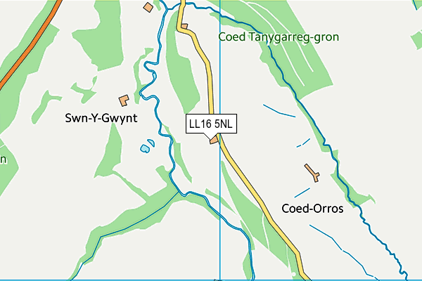 LL16 5NL map - OS VectorMap District (Ordnance Survey)